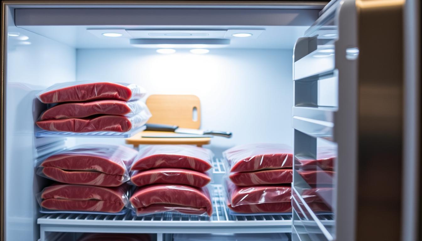 storing roast beef in the freezer