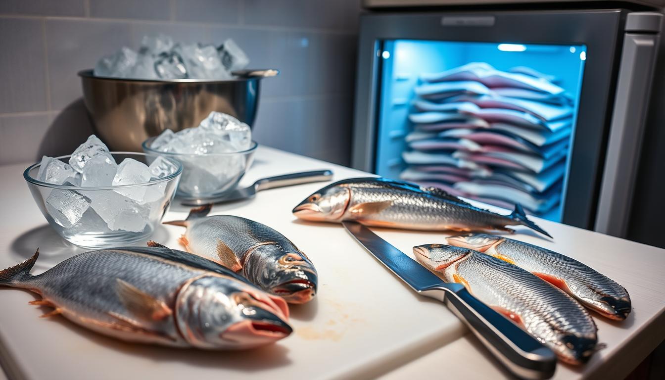 preserving fish by freezing