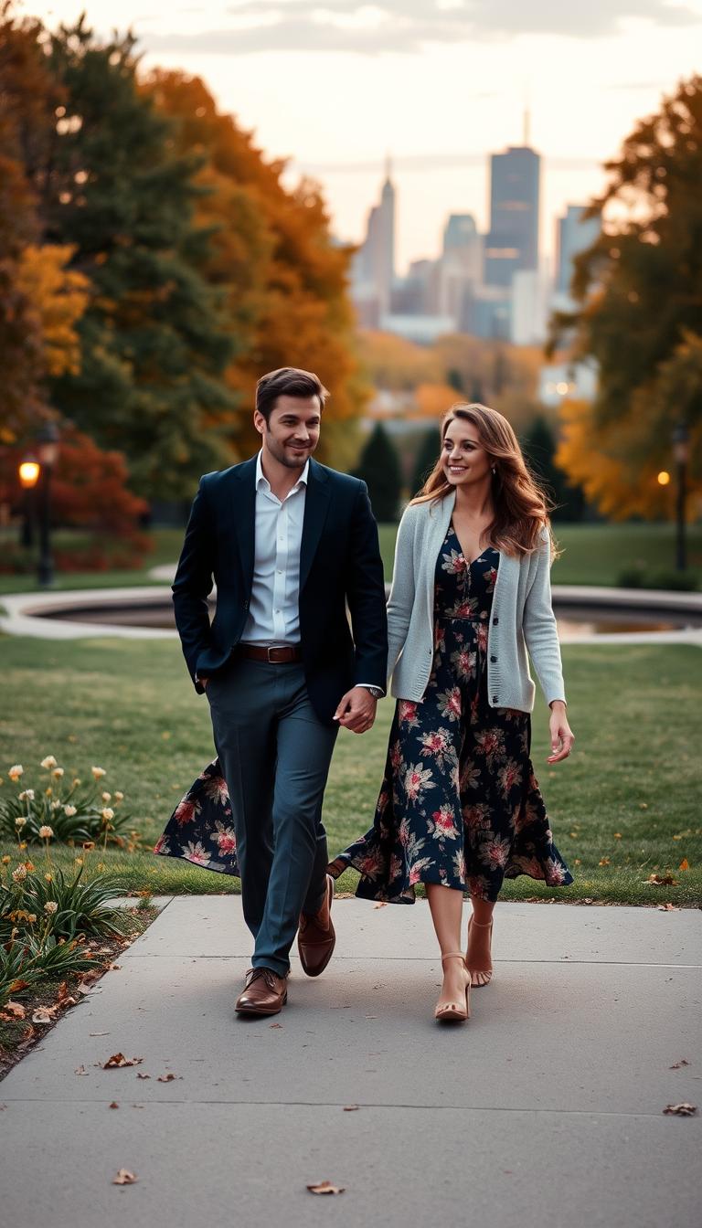 date-night and evening casual fall outfits