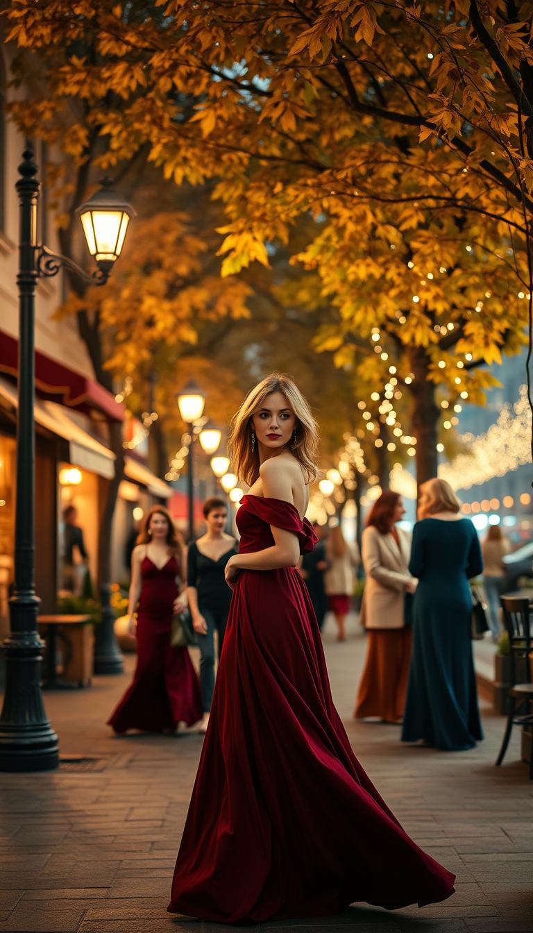 fall evening dresses