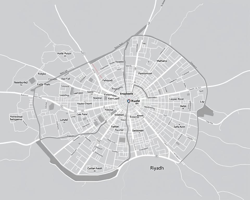 مناطق الخدمة في الرياض