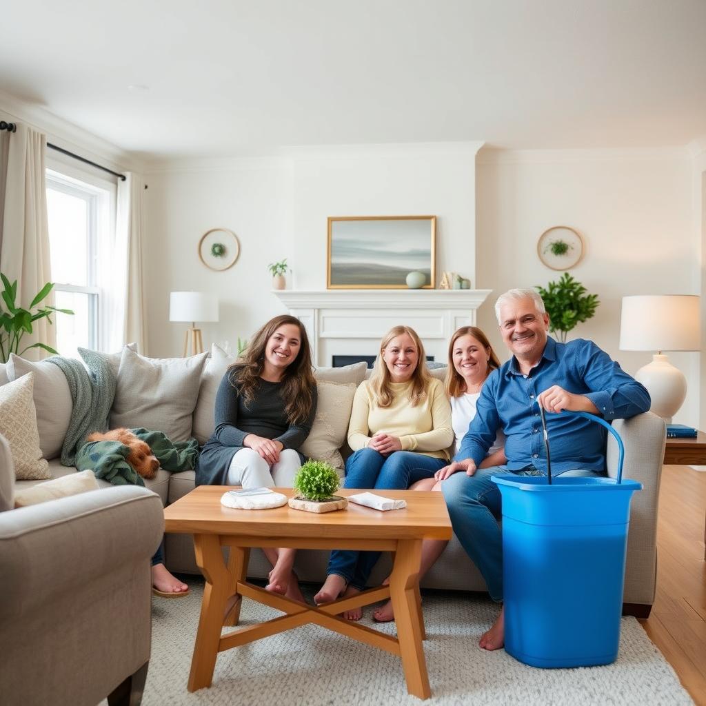 Enjoying a clean home in Walpole