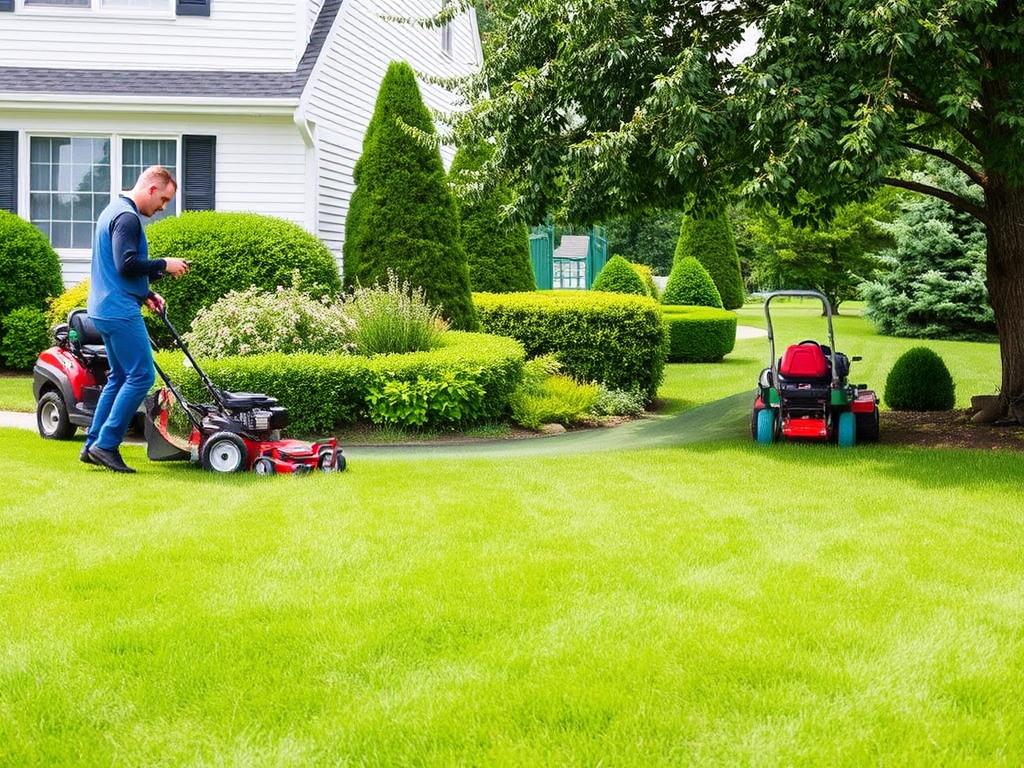 Lawn care services in Walpole, MA by JC Landscape
