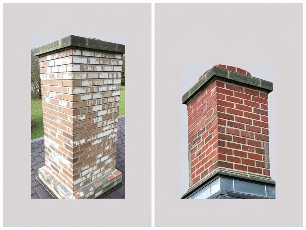 Historic home chimney restoration in Franklin, MA