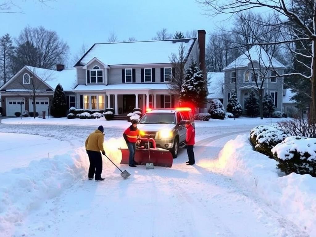Professional snow removal services in Sudbury, MA