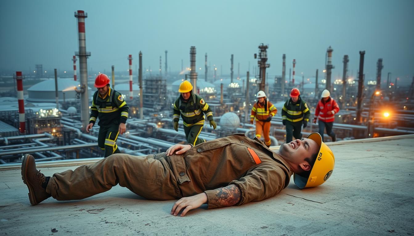 oil refinery injury claim