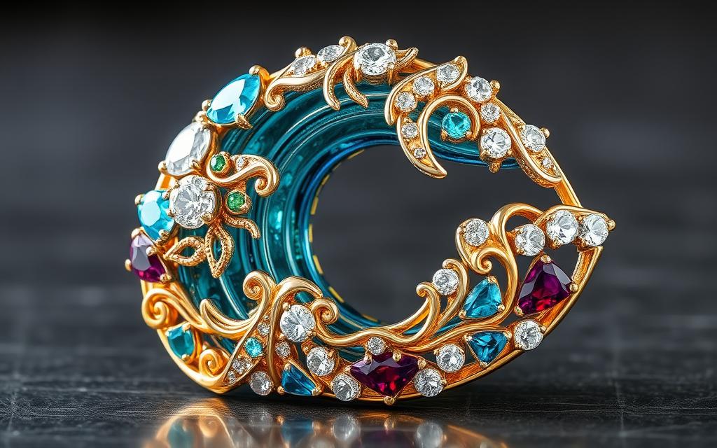 high quality ocean wave jewelry