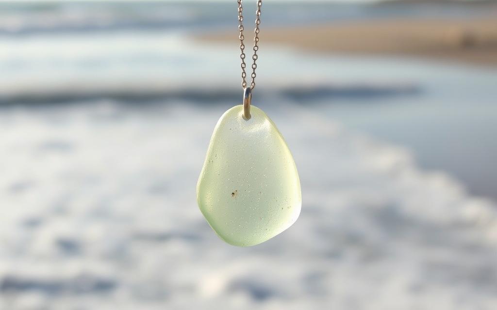 sea glass pendant