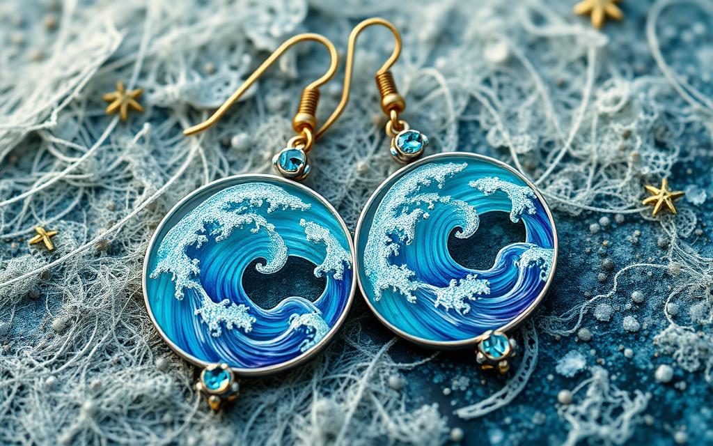 wave earrings