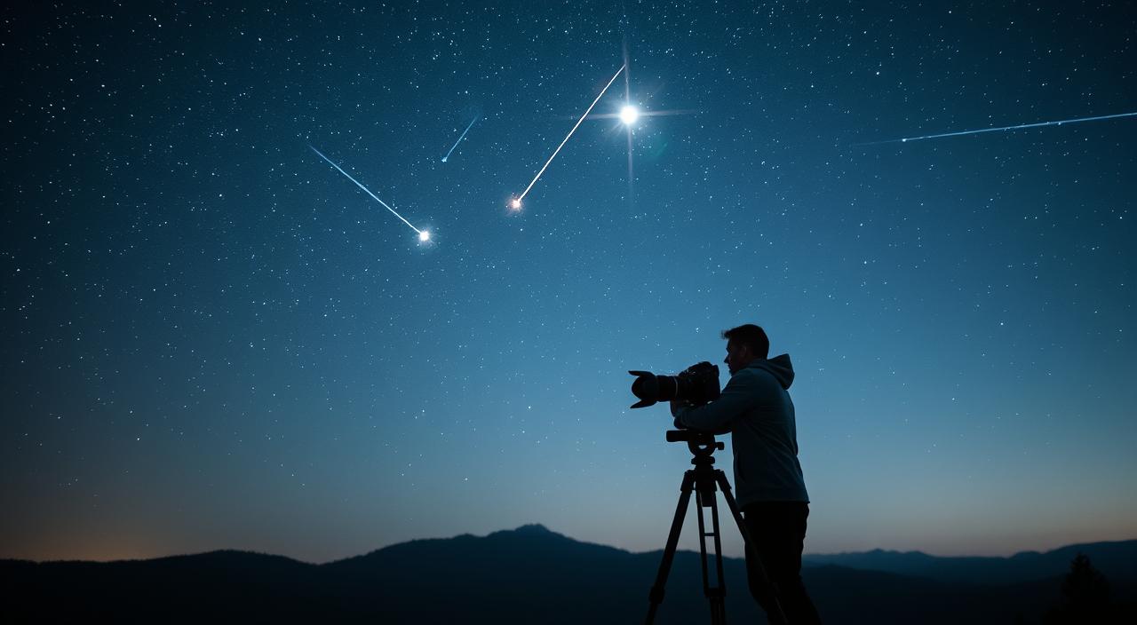 Técnicas de fotografia para capturar luzes e objetos não identificados