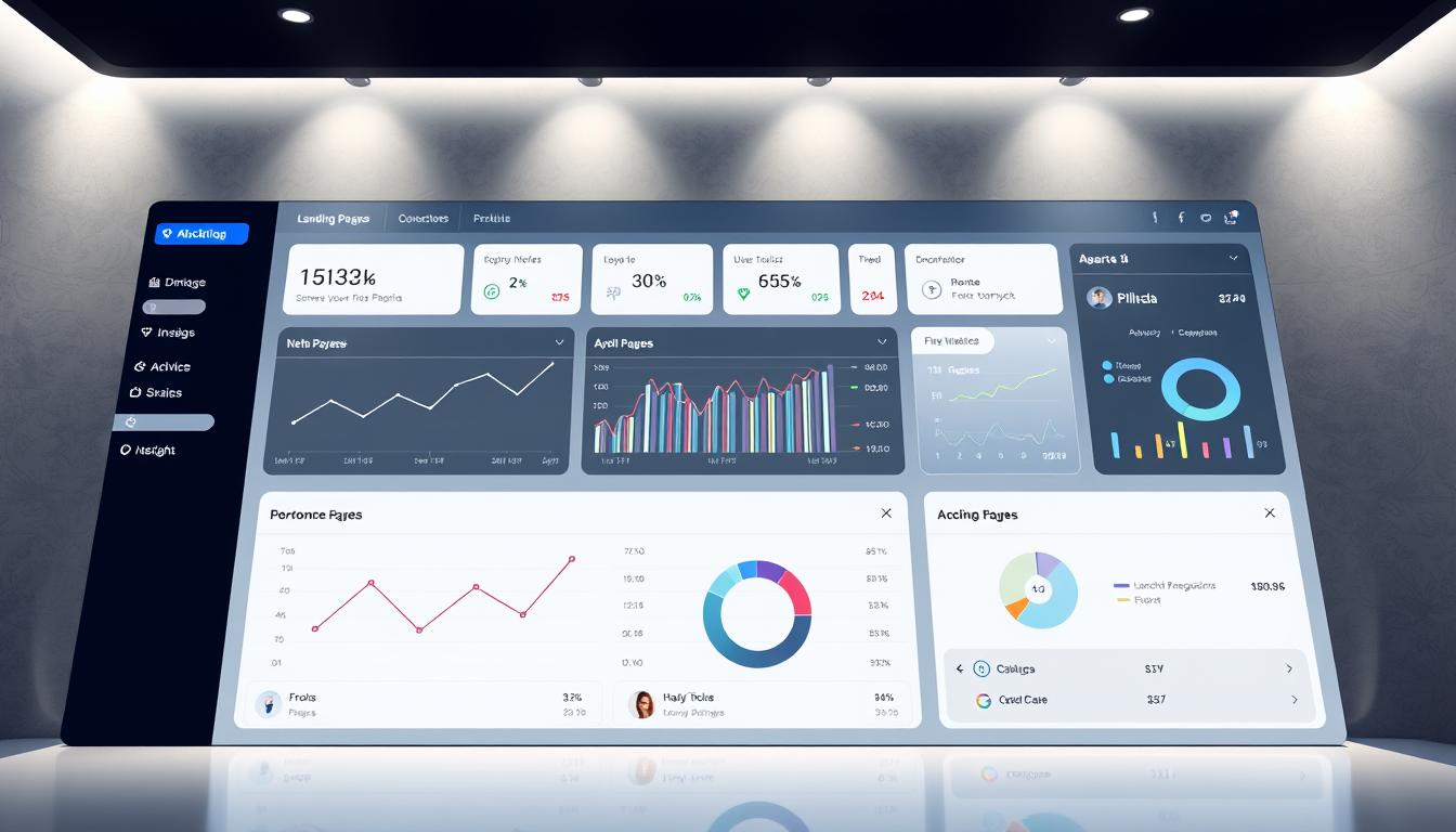 landing page AI dashboard