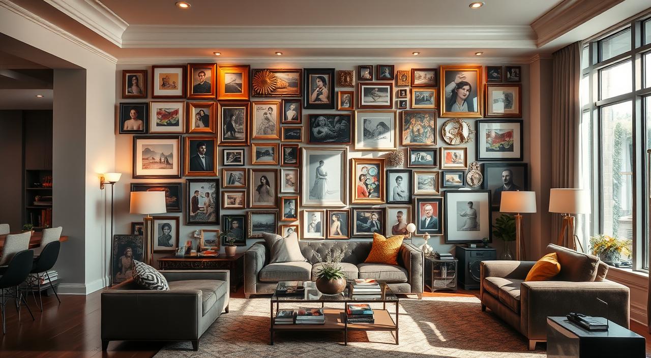 Decoração em Parede de Sala