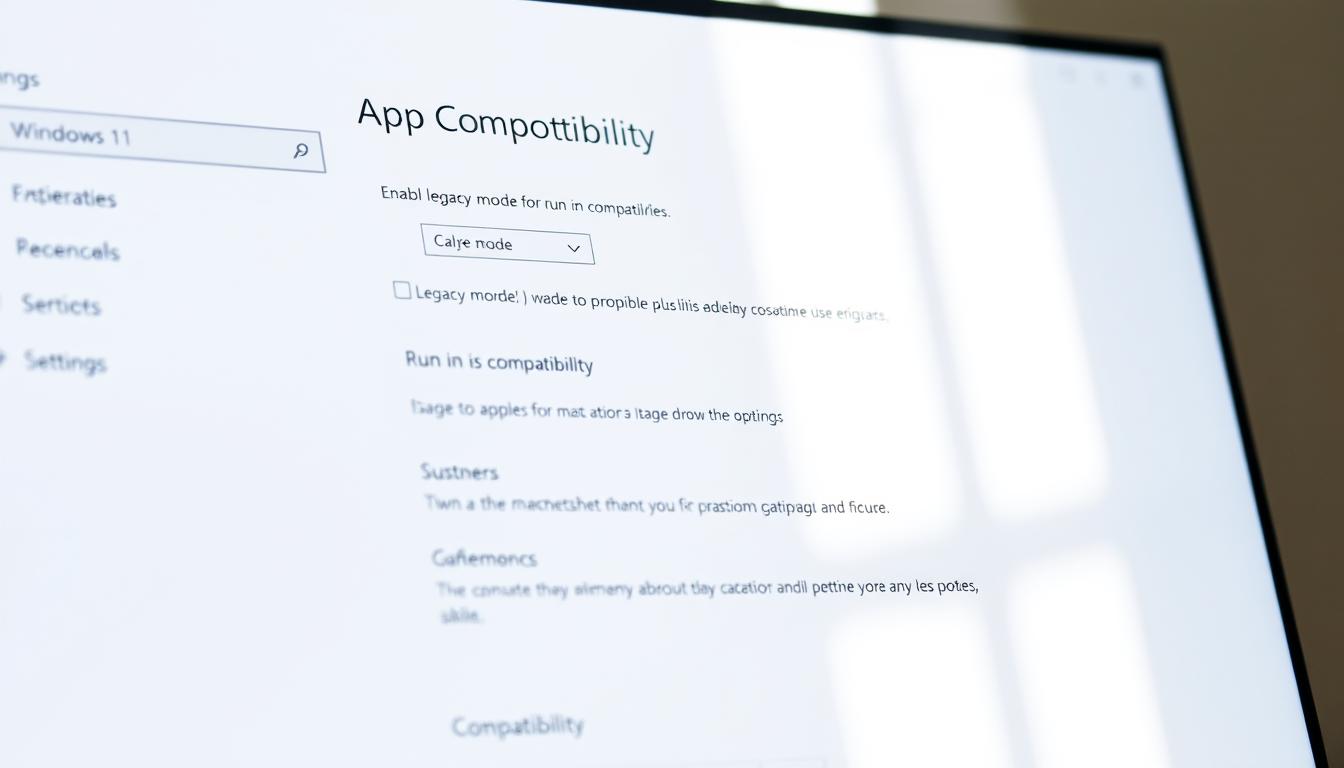 windows11 app compatibility settings