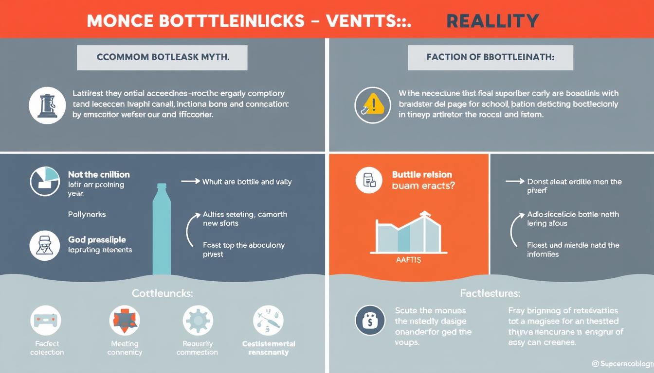 Visualization of common bottleneck myths versus reality