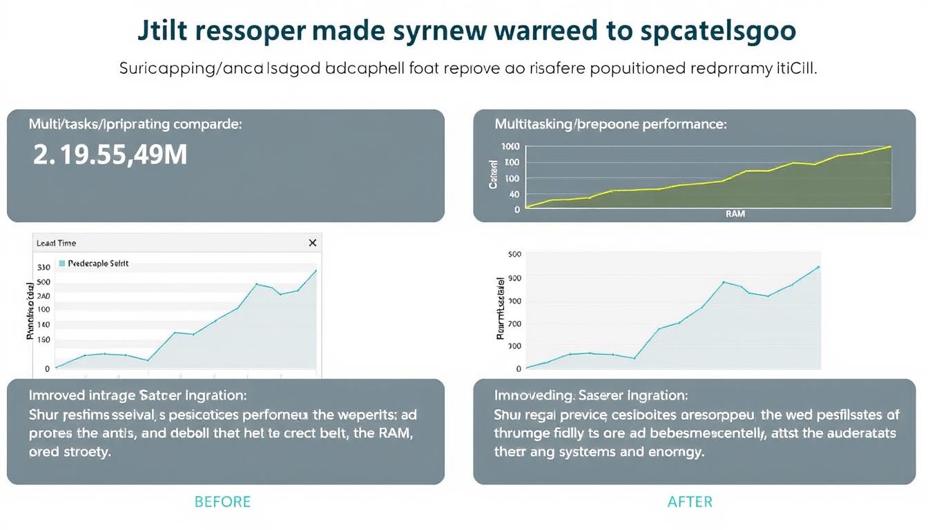 System responsiveness improvement after RAM and storage upgrades