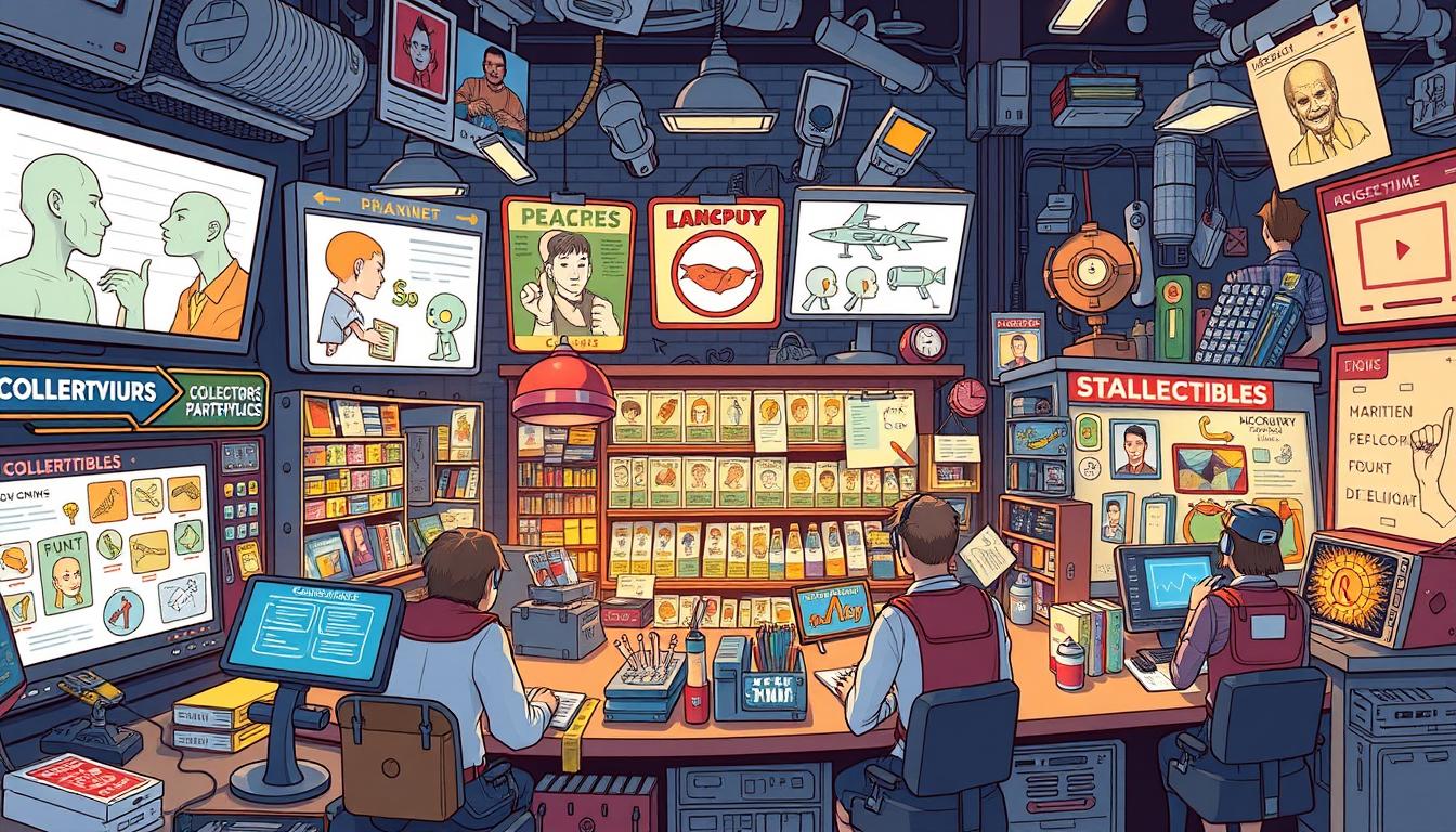 Image of various online marketplaces and specialty collectors' forums