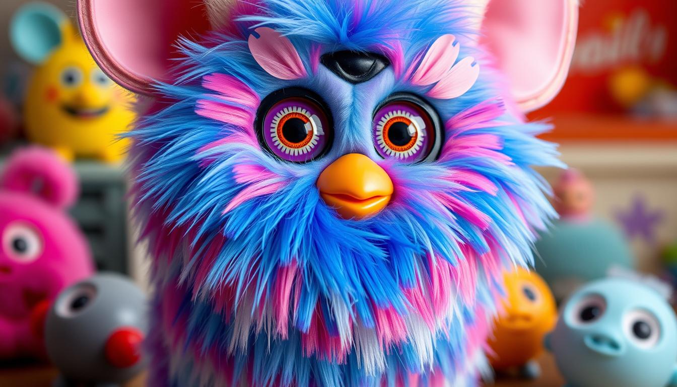 Generate an image of a rare Furby model