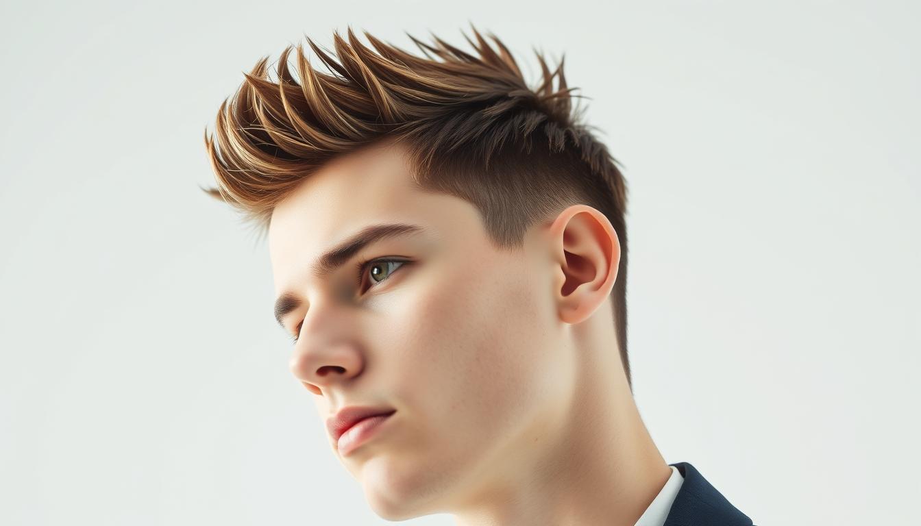 short spiky men's hairstyles
