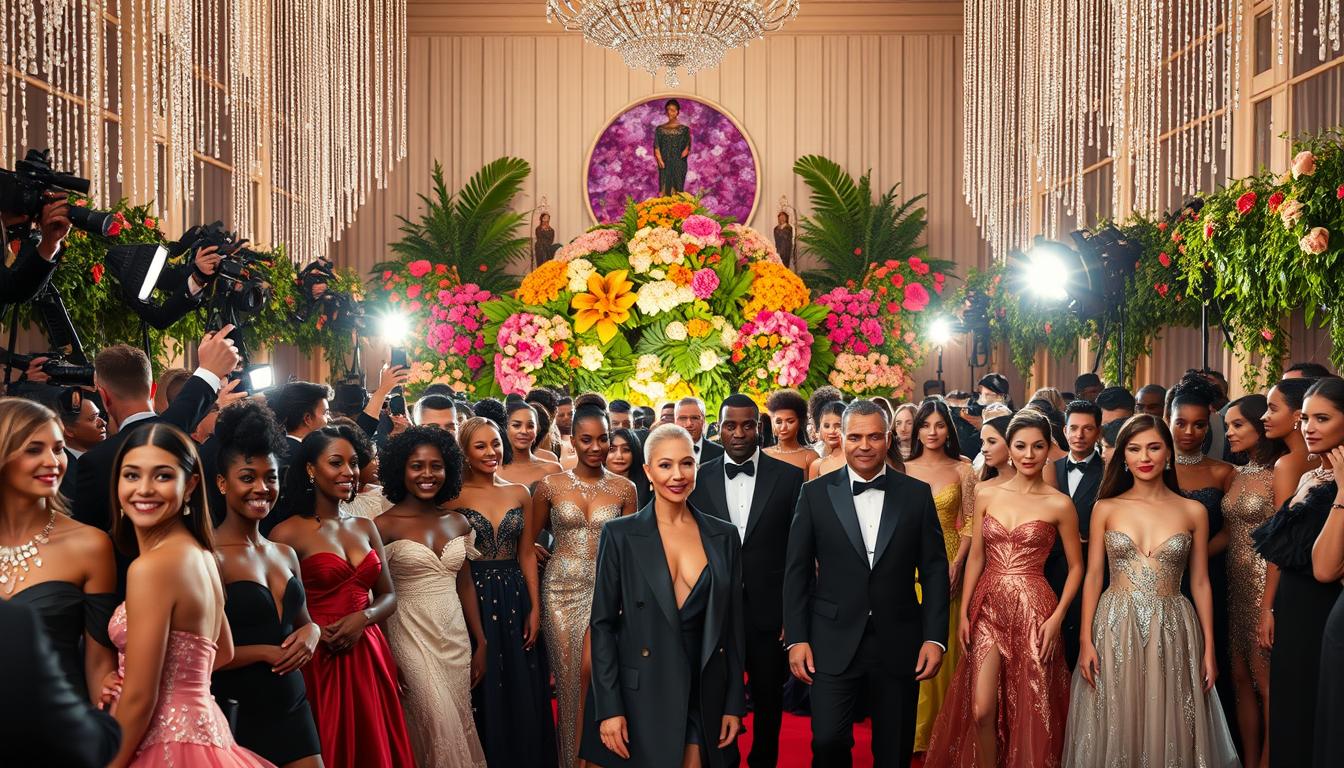 Met Gala red carpet glamour