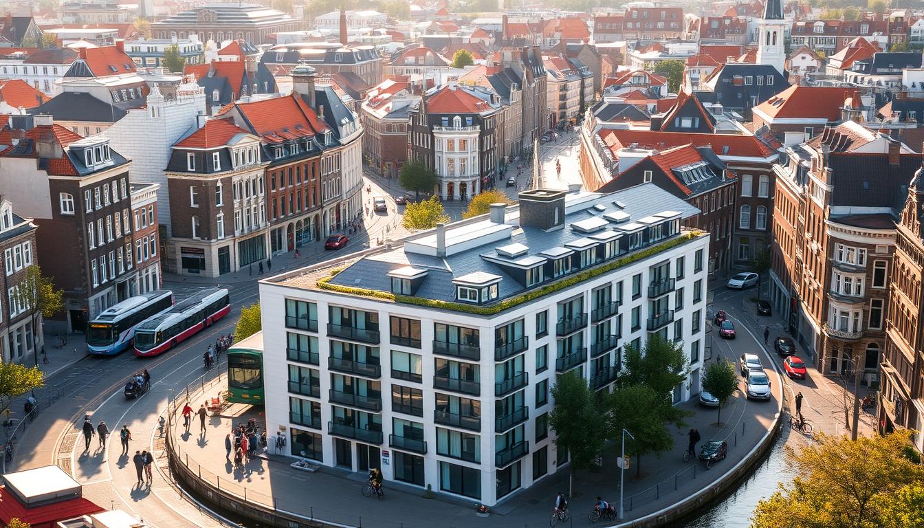 Amsterdam neighborhoods with public transport accessibility