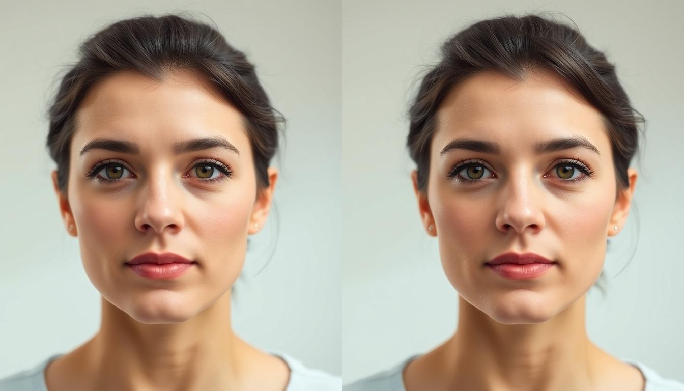 before and after images of rhinoplasty transformations