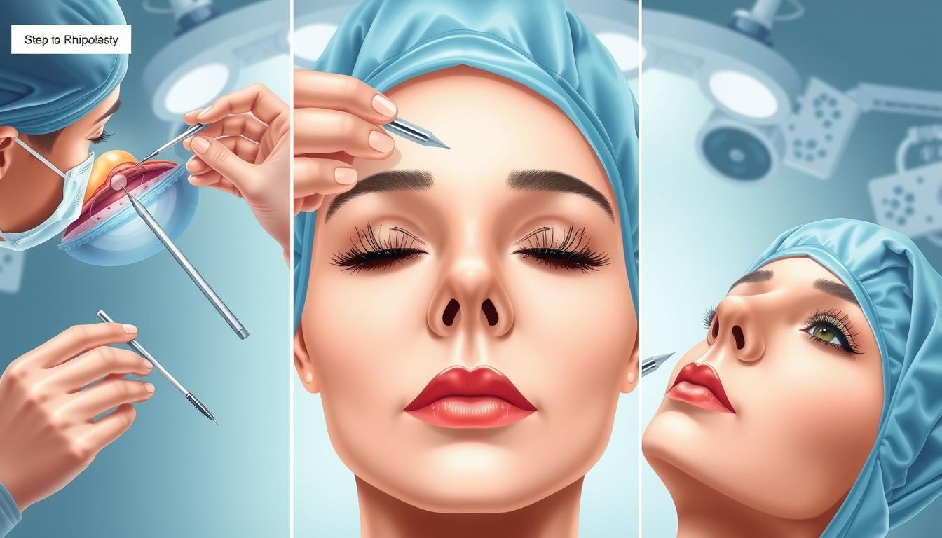 Rhinoplasty procedure steps