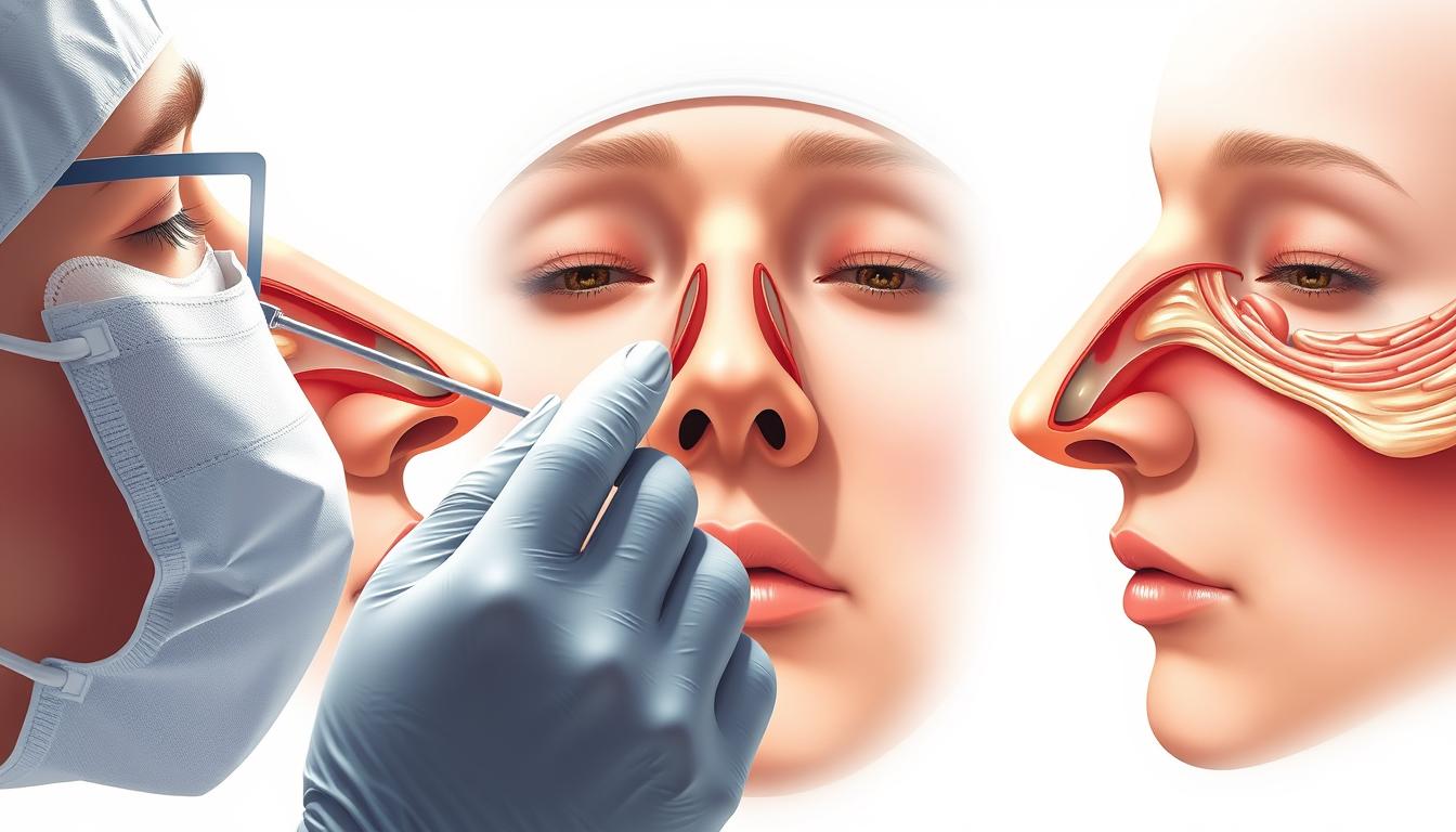 Nasenkorrektur procedure