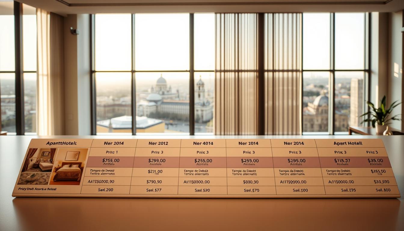 Pricing Madrid Aparthotels