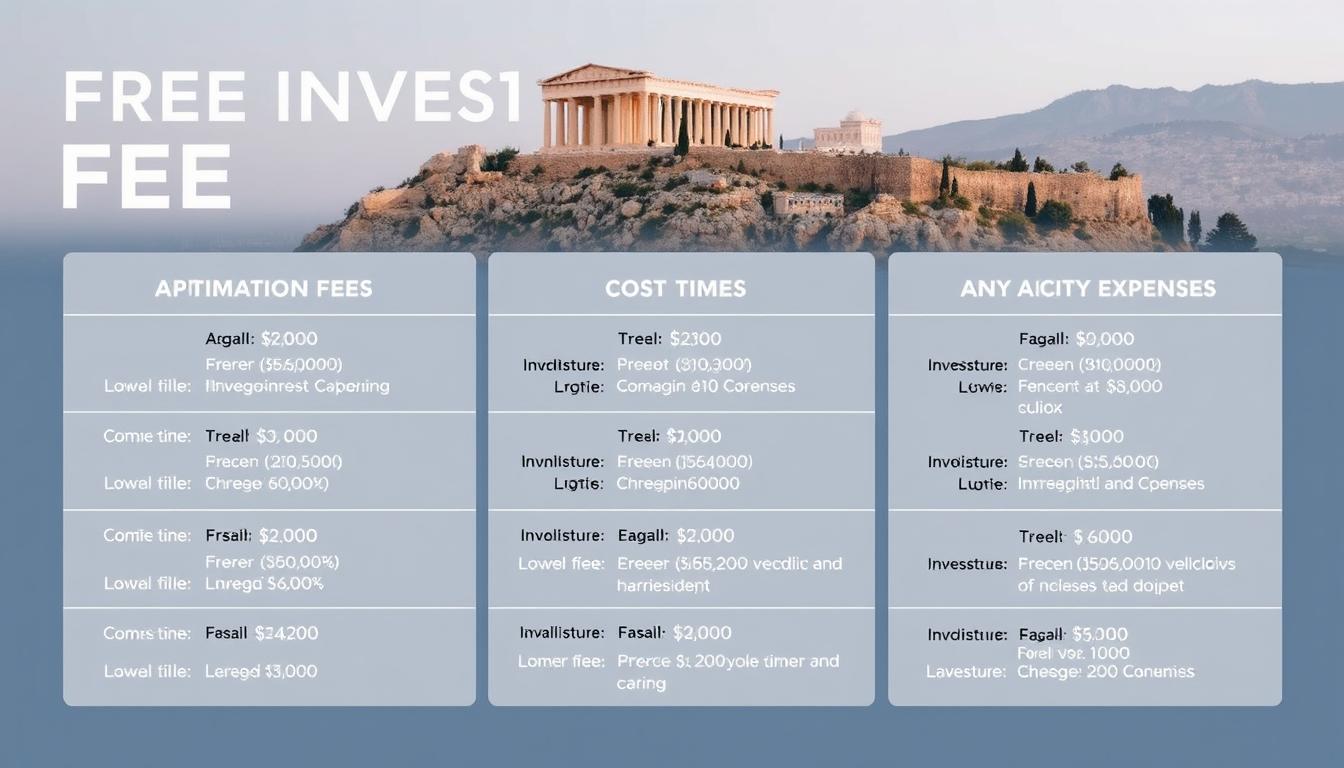 Greece Investment Visa fees