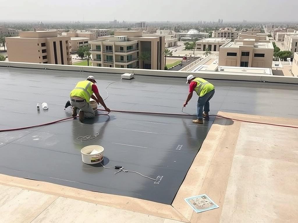عزل مائي للأسطح للوقاية من تسربات المياه في الرياض