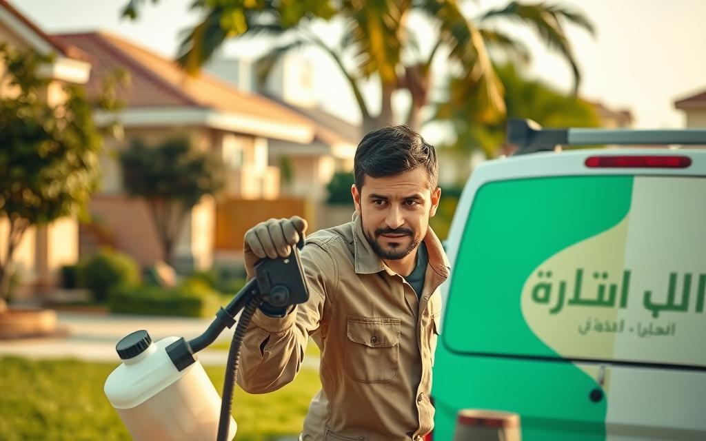 مكافحة حشرات الأحمدي الكويت شركة النجم الذهبي