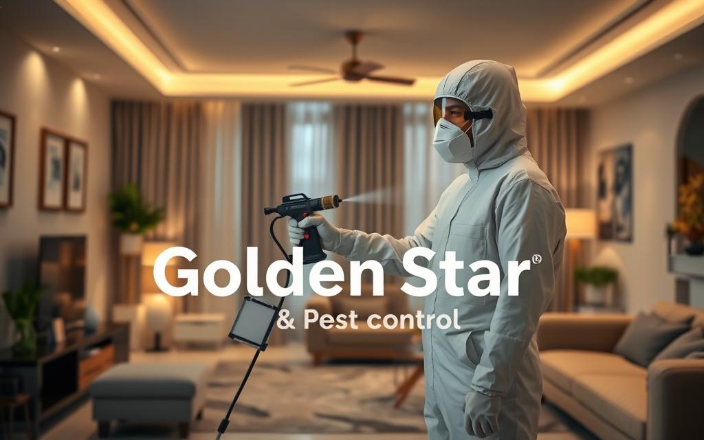 رش مكافحة جميع انواع حشرات شركة النجم الذهبي