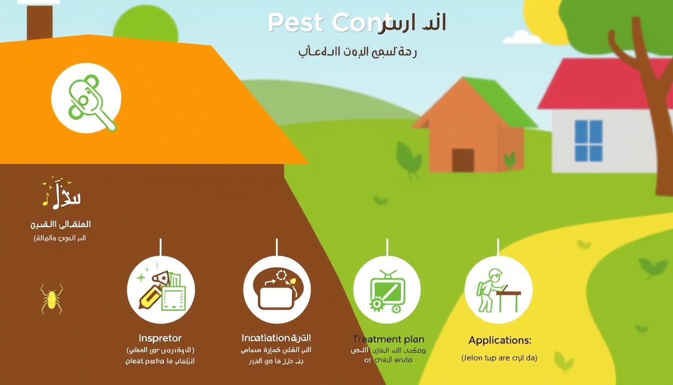 خطوات عملية مكافحة الحشرات من شركة رش حشرات بخميس مشيط
