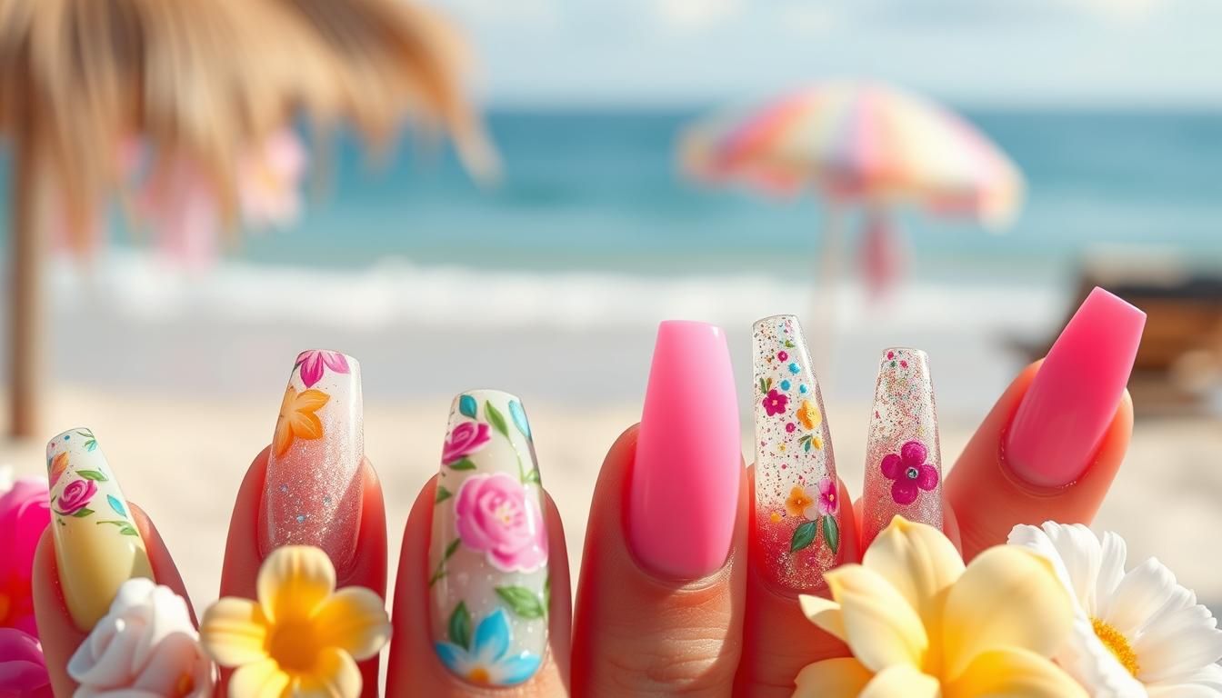 Girly Acrylic Nails Summer Acrylic Nails Fire Nails Yellow Nails Pretty Acrylic