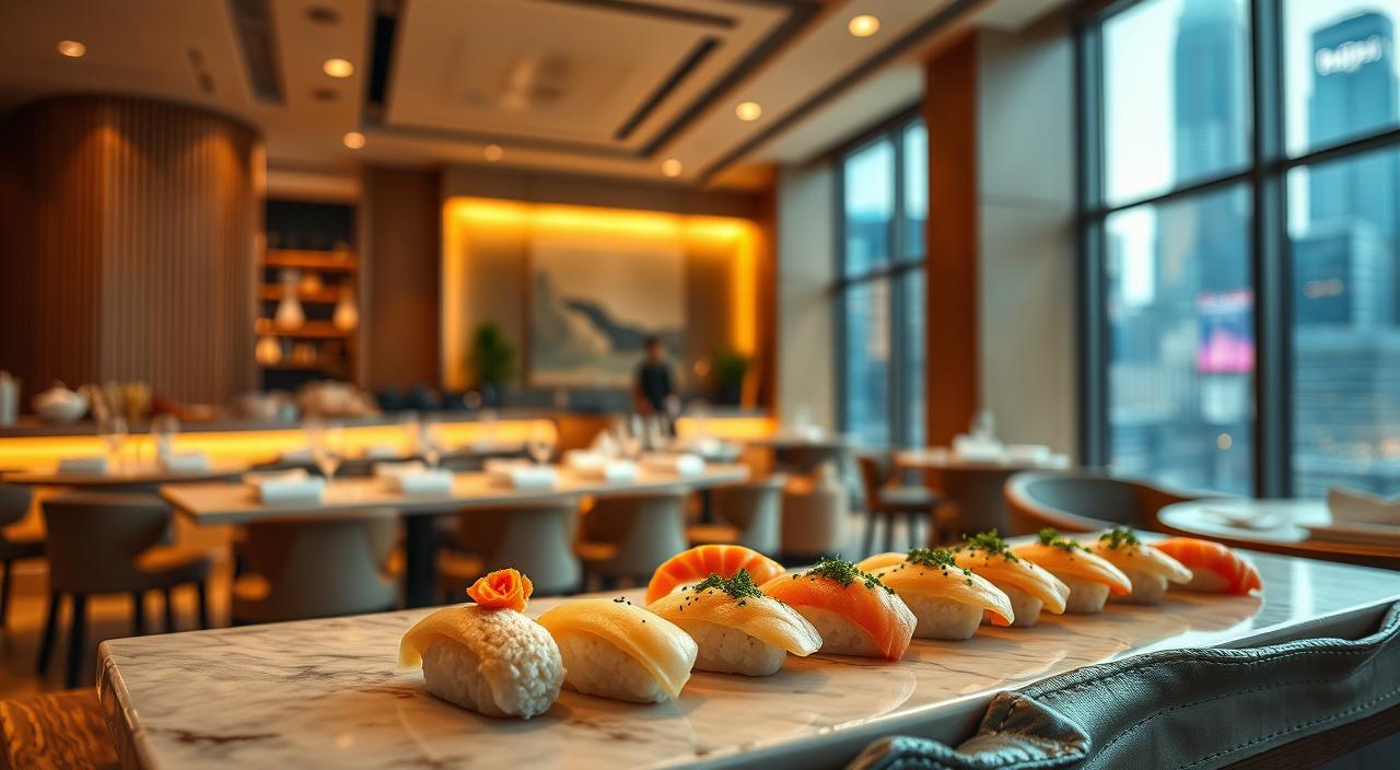 Michelin-starred sushi experiences in NYC