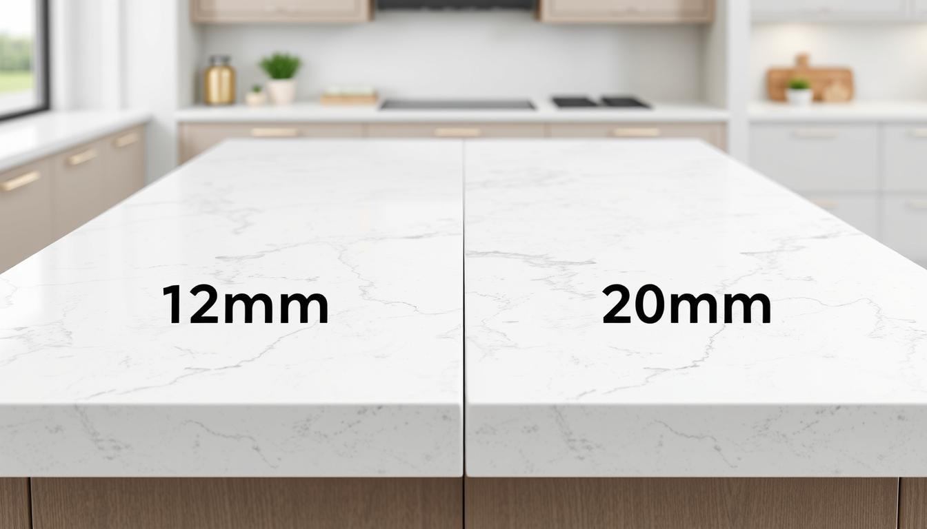 comparativa espesores encimera cocina