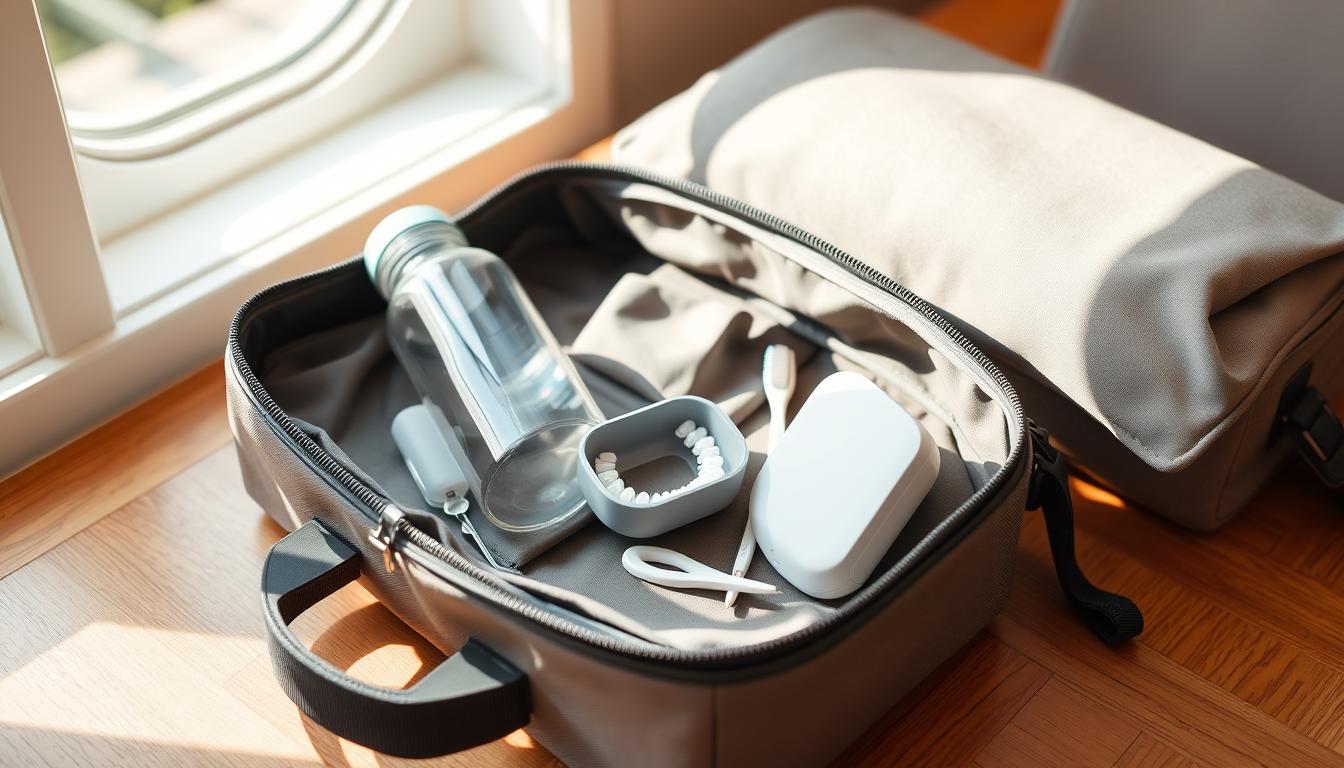 traveling with aligner cleaner