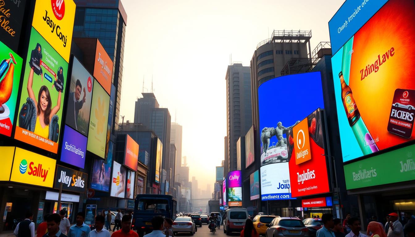 LED screen advertising in Dhaka