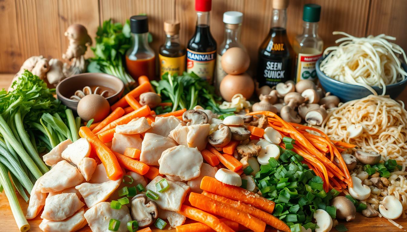 chicken ramen stir fry ingredients