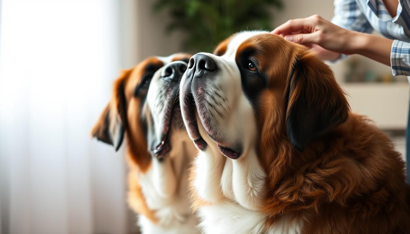 Saint Bernard behavioural correction