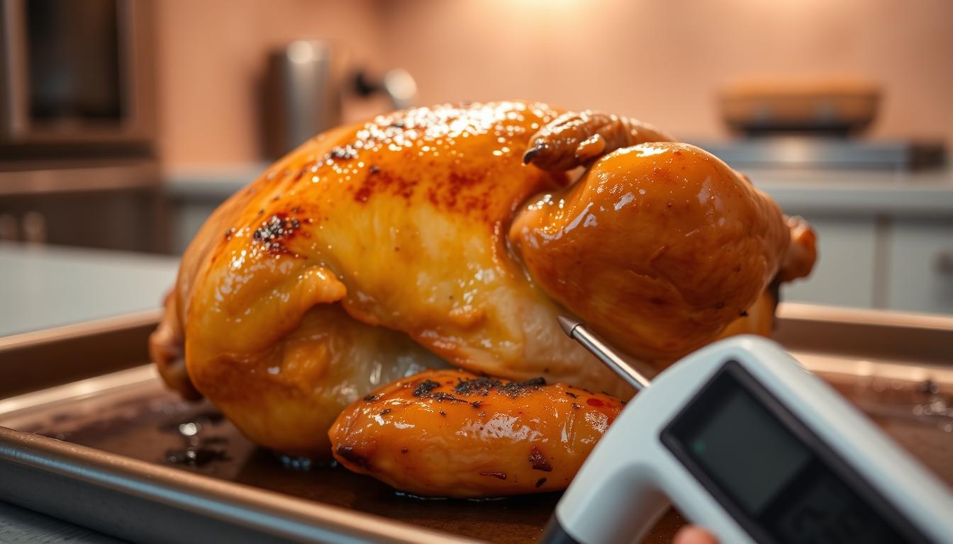Cuisson au four poulet température