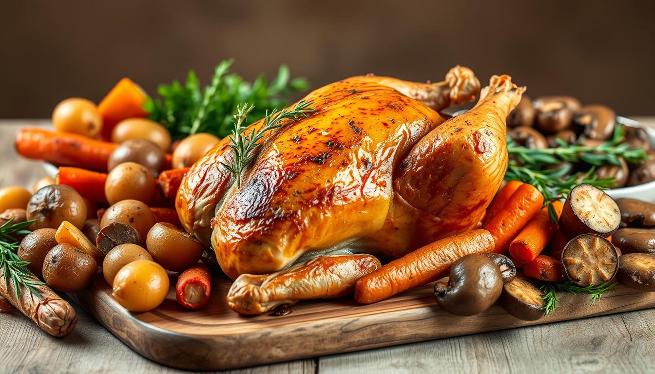 Accompagnements poulet rôti cuisine française