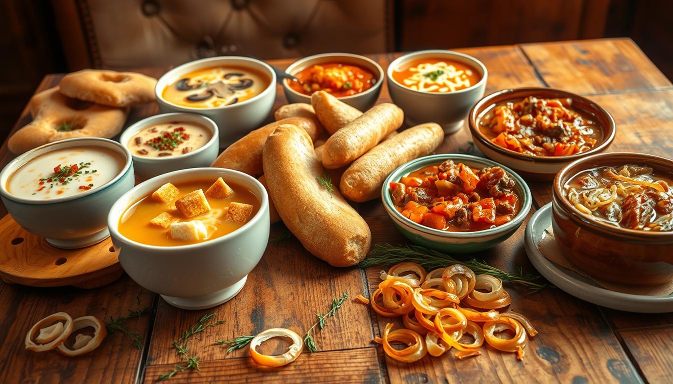 Variantes de soupe à l'oignon