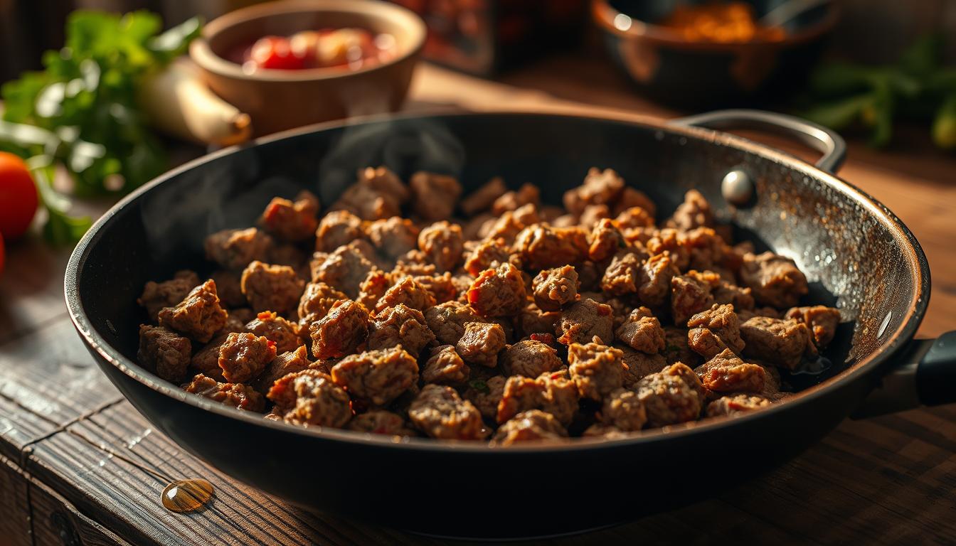 browning meat for chili recipe instructions