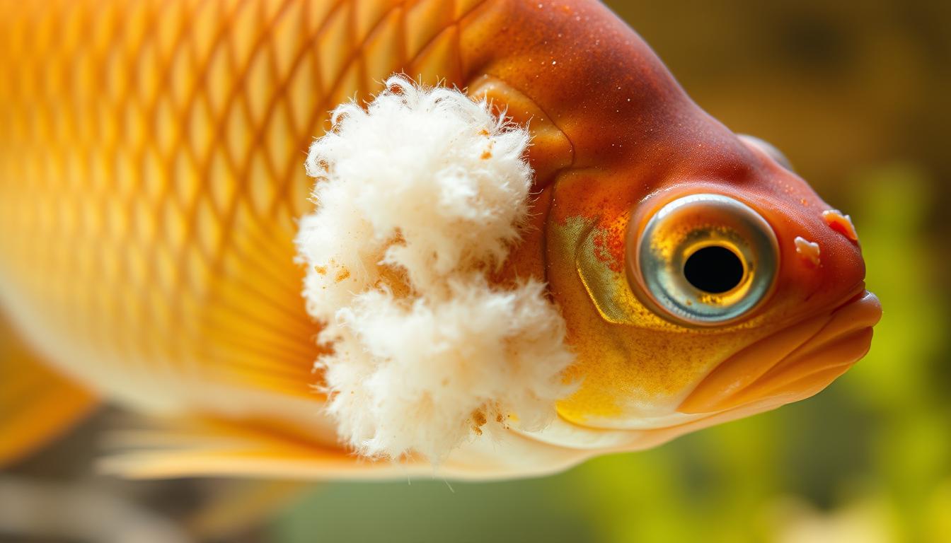 sintomas da doença do algodão nos peixes