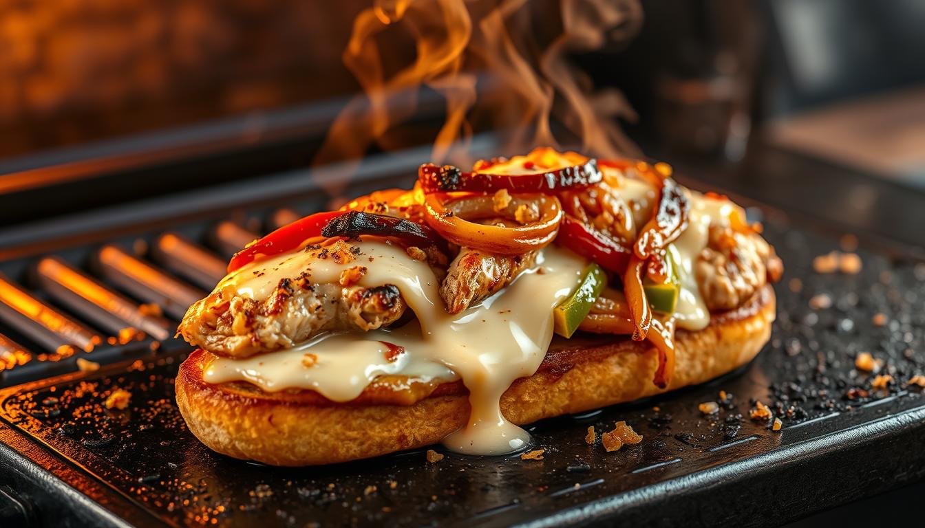 blackstone chicken cheesesteak