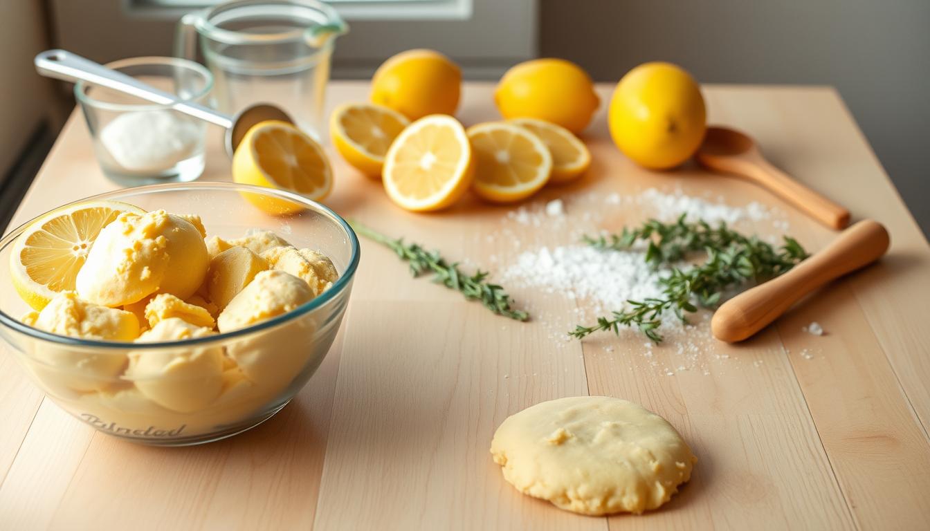how to make lemon cookie dough