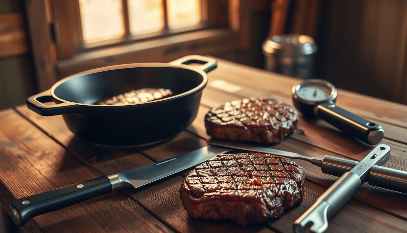Venison Steak Cooking Equipment