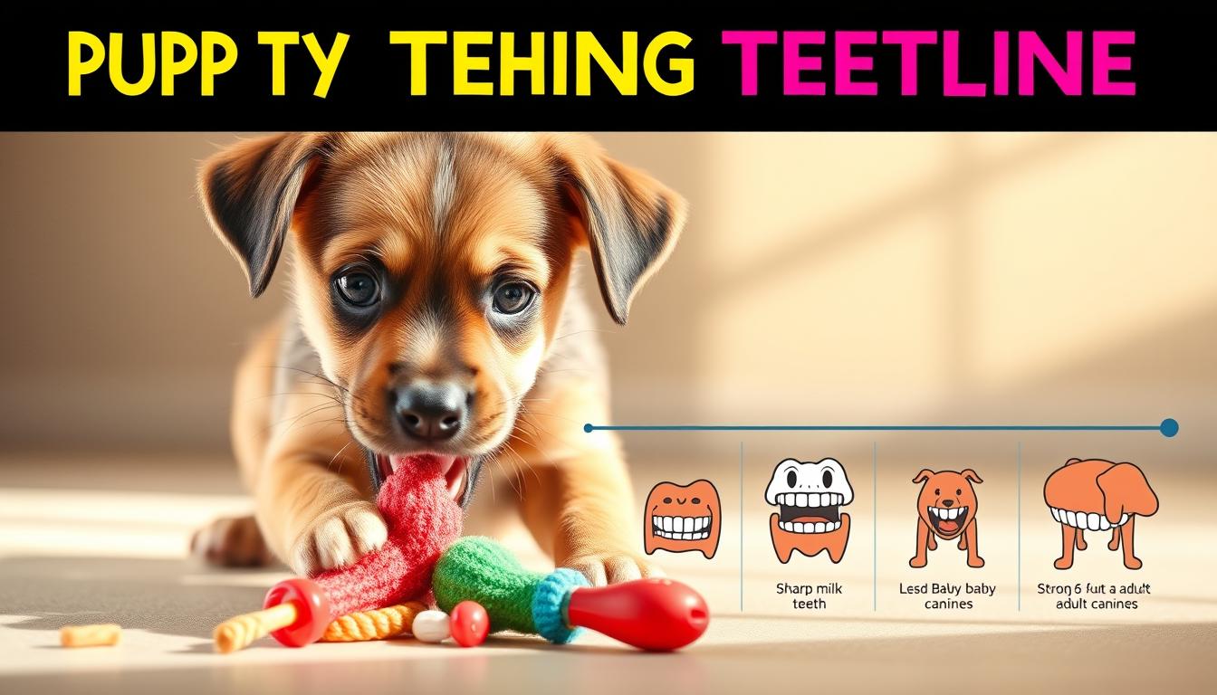puppy teething stages timeline