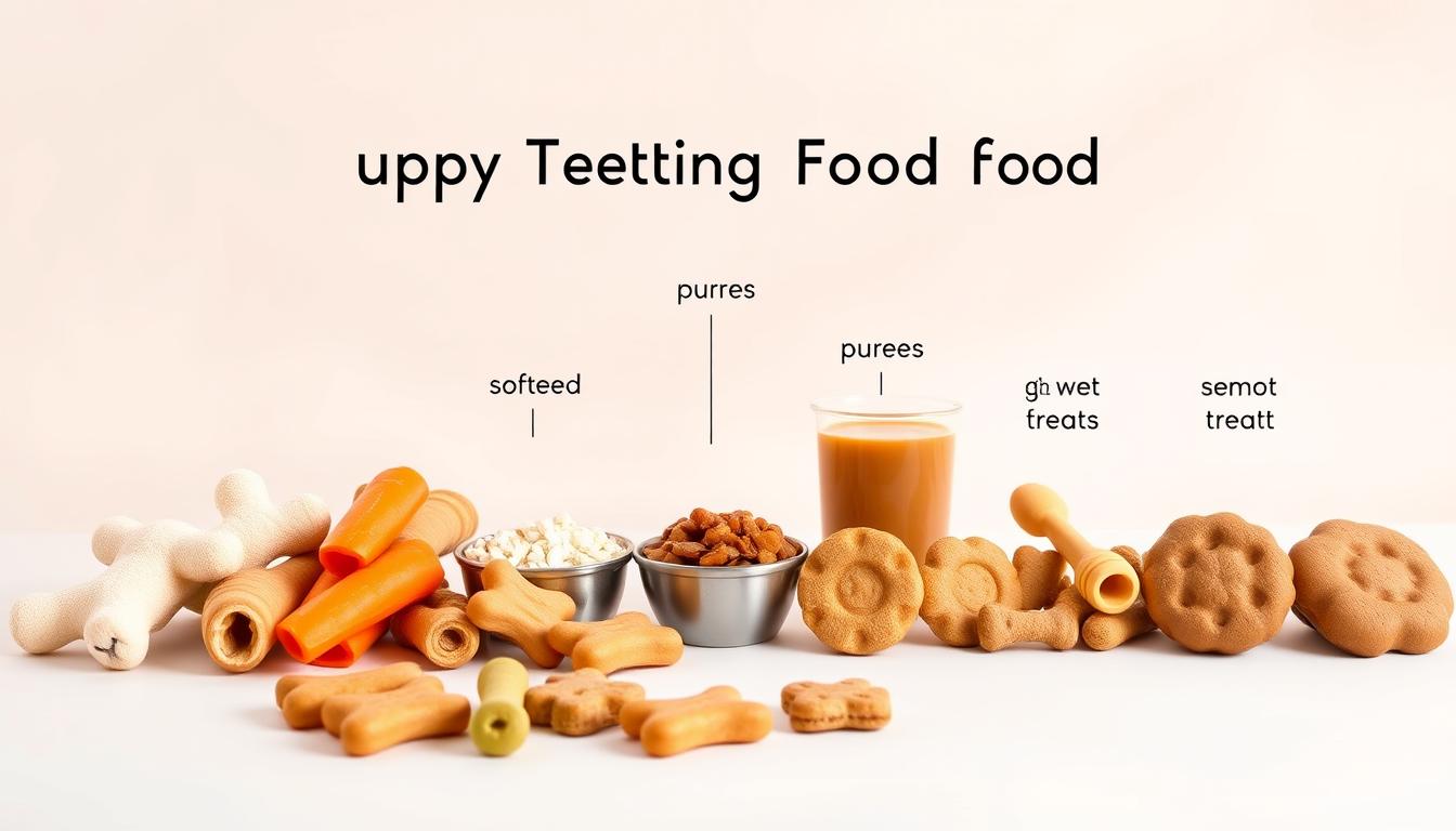 Puppy teething timeline food options